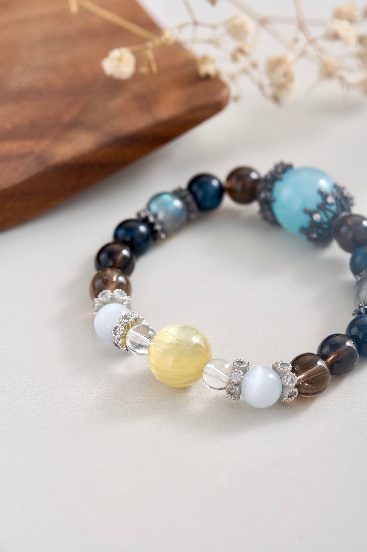 Starry Night Crystal Bracelet – Inspired by Van Gogh