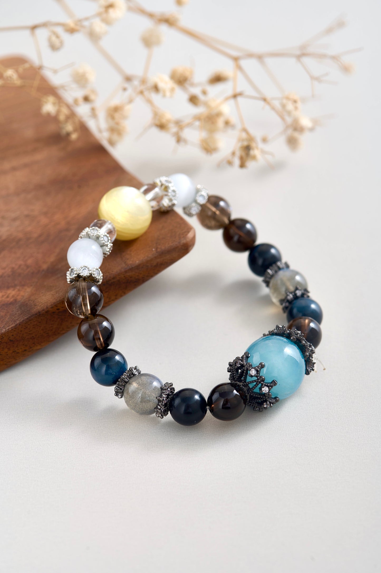 Starry Night Crystal Bracelet – Inspired by Van Gogh