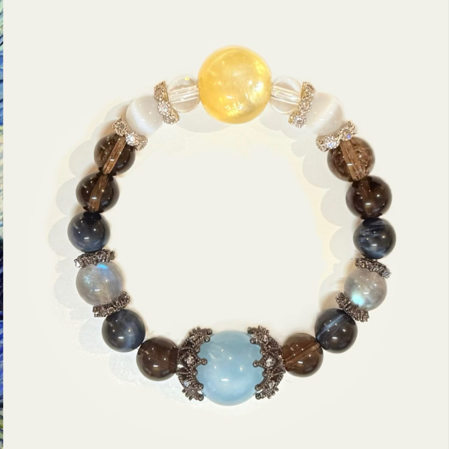Starry Night Crystal Bracelet – Inspired by Van Gogh